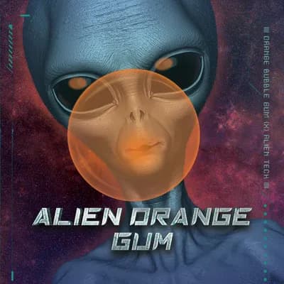 Alien Orange Gum